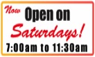 M&G Solid Fuels LLP Now Open Saturday 7:00am to 11:30am